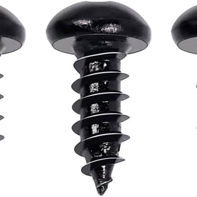 Stainless Steel 1/4" Guitar Truss Rod Cover Screws Bell Shaped Truss Rod Cover Screws image 2