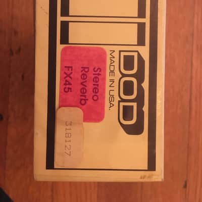 DOD FX45 Stereo Reverb 1985 | Reverb