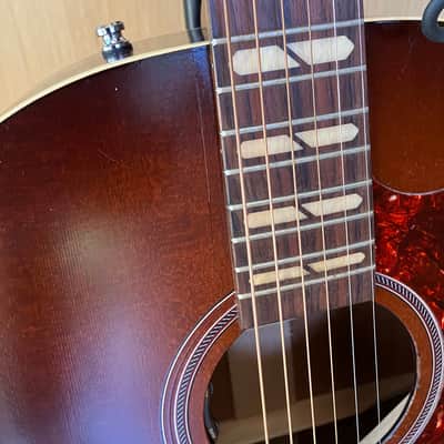 Norman ST30 MJ Havana Burst Element Mini Jumbo Acoustic Electric Guitar w/Bag image 3