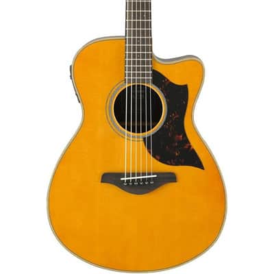 Yamaha A-Series AC1R Acoustic-Electric Guitar - Vintage Natural image 1
