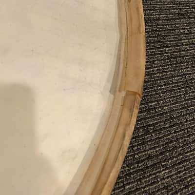 Set of 4 - Vintage Slingerland 22" & 28" Calfskin Bass Drum Heads (Rm3) image 8