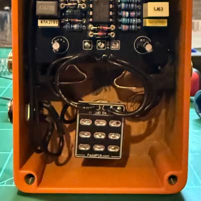 Custom PedalPCB Matte Orange Mach 1 Overdrive (Clone of Greer Lightspeed organic overdrive) image 2
