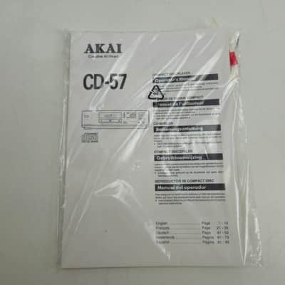 Akai - CD-57B - Compact Disc Player - Inc. Manual/Original Box/Remote - As New image 5