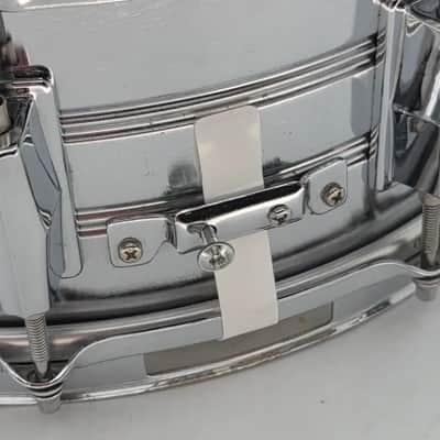 Used Pearl MIJ Steel Shell Snare Drum 14x5.5 - Good image 5