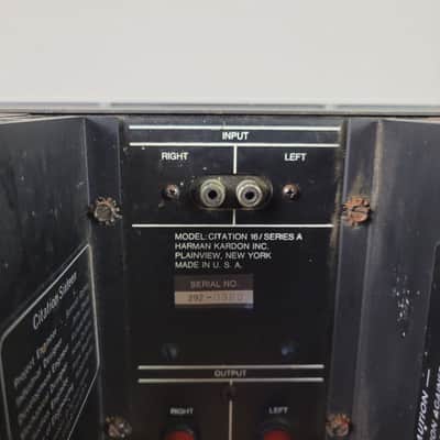 Harman Kardon Citation 16 Two Channel Power Amplifier image 10