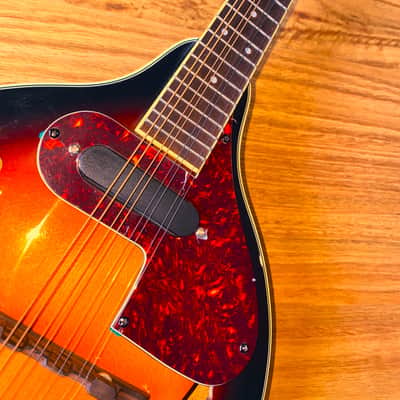 Mandolin 8 String Stunning Vintage Sunburst by Samick Greg Bennett WITH Pickup! image 2