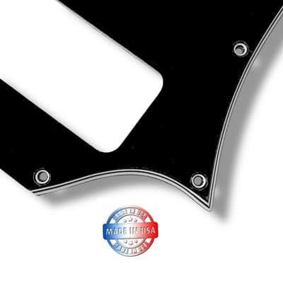 Black/White 5 Ply Pickguard for Vintage 1966-1972 Gibson SG Special Vintage Accurate Made In USA image 2
