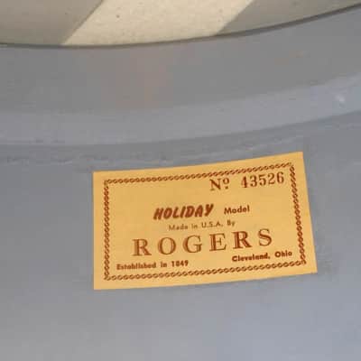 Rogers mid 60's Holiday Headliner Red Onyx image 2