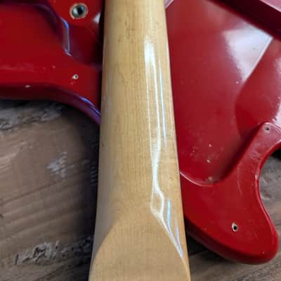 Kalamazoo KG Electric Guitar Body And Neck Only Vintage 1960s Red CLEAN! image 6