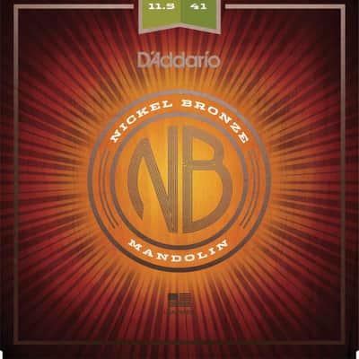 D'Addario NBM11541 Nickel Bronze Mandolin Strings - Medium Heavy (11.5-41)