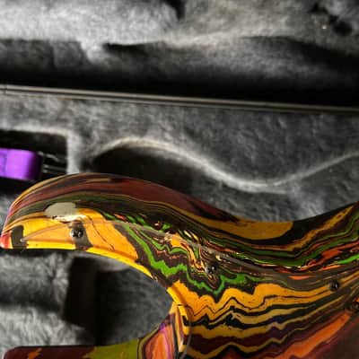 Ibanez JEM77 PMC Purple Multi Color Steve Vai with Case image 10