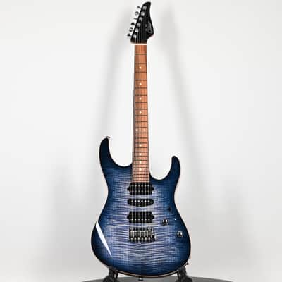 Suhr Modern Plus Electric Guitar- Faded Trans Whale Blue Burst 2026 (93560) image 2