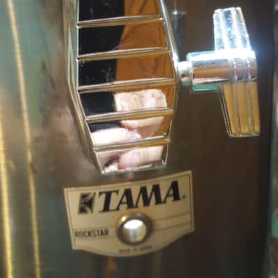 Tama Rockstar Made in Japan 12"(diameter)x11"(depth) Tom 1980's - Brushed chrome/Aluminum image 4