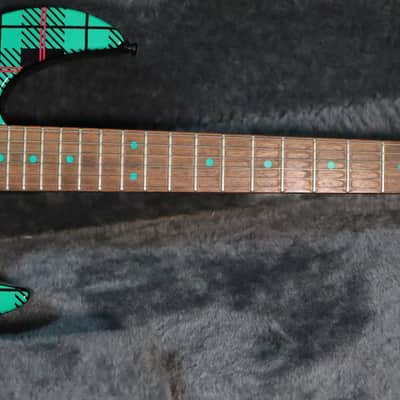 Yamaha RGZ820R Blues Saraceno 1993 Watermelon Plaid image 8