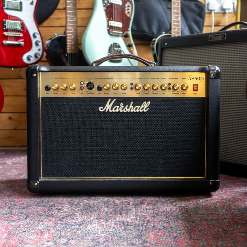 Marshall AS50D Acoustic Guitar Combo in Black - (Pre-Owned) image 1