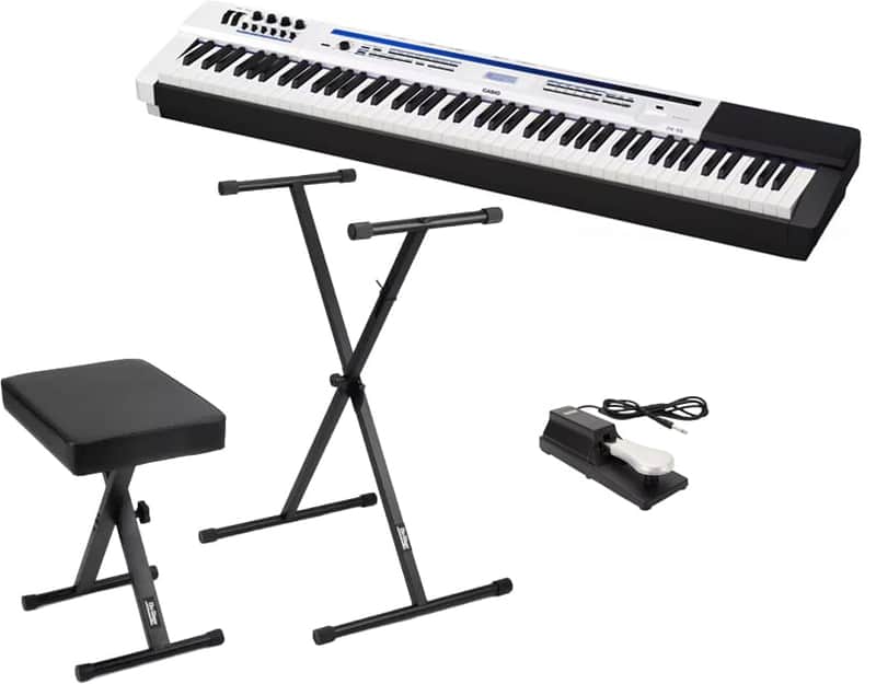 Casio PX5S-K 88-Key Stage Piano with Stand, Bench, and Pedal image 1