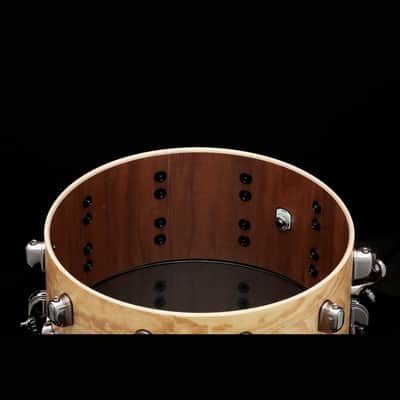 Tama Starclassic Walnut/Birch Snare Drum 14x6.5 Matte Natural Tamo Ash image 5