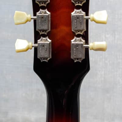 Used Vintage ( John Hornby Skewes) AV3 Semi-Hollow Electric - Sunburst image 9