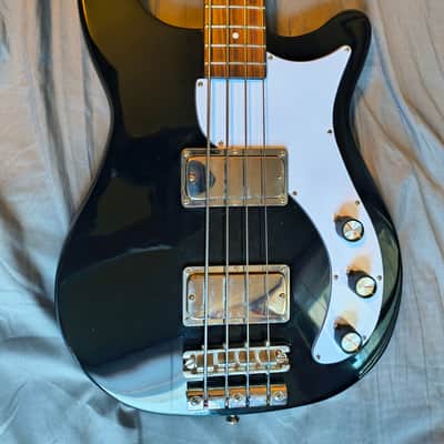 Epiphone Embassy Bass Graphite Black – Upgraded Gotoh Tuners + Hipshot D-Tuner image 1