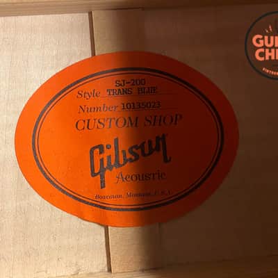 2015 Gibson Custom Shop Limited Edition SJ-200 – Trans Blue | OHSC + COA | Rare image 16