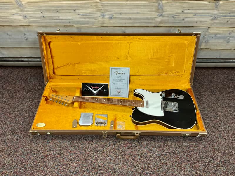 Fender 1960 Custom Telecaster Relic 2006 - Black image 1