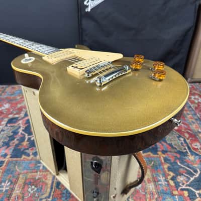 *Video* Aria Pro II Les Paul Gold Top Model LS600 Slab Mahogany - 1980 image 17
