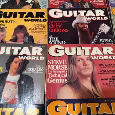21 Guitar World Magazine 1981-1986 image 5