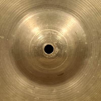 13" Zildjian A 1940s-50s Trans Stamp THIN Hi-Hat Cymbal Pair 466g/472g image 6