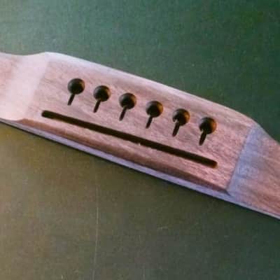 Acoustic Electric or Acoustic 6 String Guitar Bridge Guitar Parts image 1