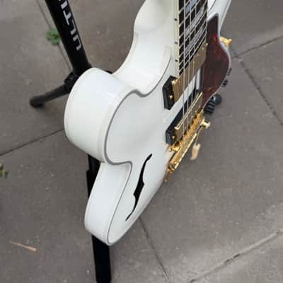 Gibson Gibson Custom Shop 1959 ES-355 Reissue Made 2 Measure VOS Alpine White VOS 2024 - Alpine White image 9