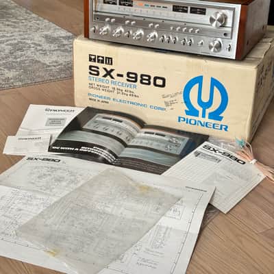 STORE DISPLAY Vintage Pioneer SX-980 Stereo Receiver ~MINT~ ORIG BOX + FREE SHIPPING ~LOOK~ image 1