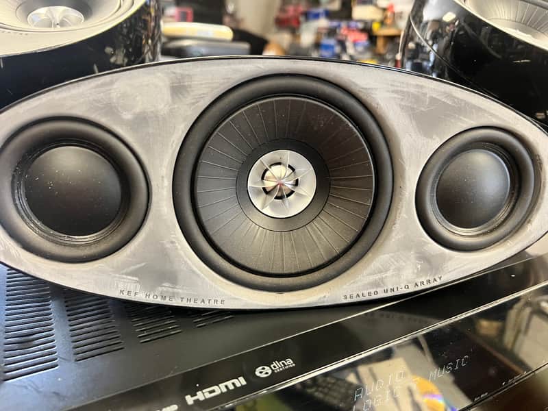 Tested KEF HTS-3001 SP3588 satellite speakers/ center channel