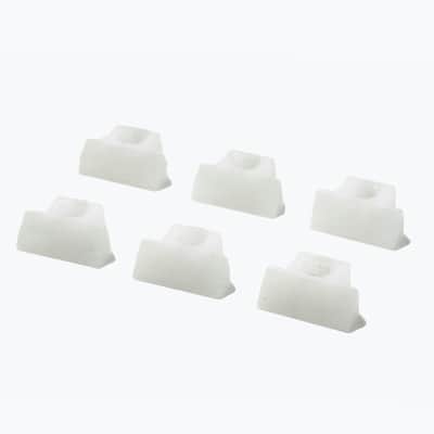 BP-0535-025 White Nylon ABR-Style Guitar Tunematic Bridge Saddles