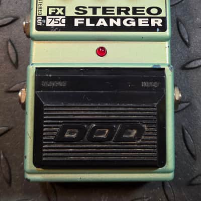 DOD FX75C Stereo Flanger 1990s - Green image 2
