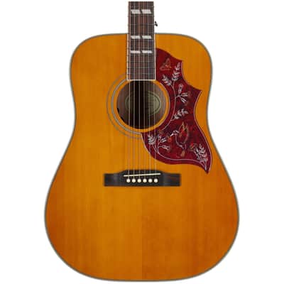 Epiphone Hummingbird Studio, Antique Natural, with Gig Bag image 3