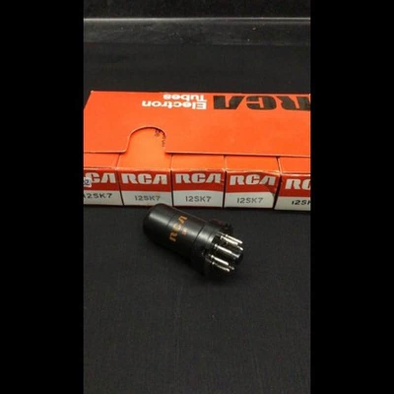 Full Sleeve (5) NOS NIB RCA 12SK7 Radio Vacuum Tubes Metal MINT! B.9602 image 1