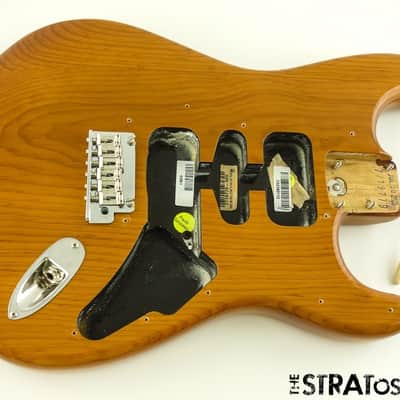 Fender American Professional II Stratocaster BODY w/ HARDWARE Strat Roasted Pine image 1