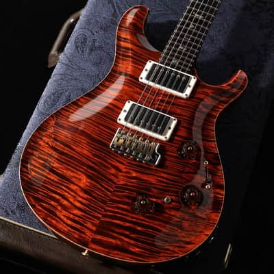 Paul Reed Smith (PRS) 2015 Wood Library P24 Trem Orange Tiger Pattern Regular Neck [15 221287] (05/07) image 1