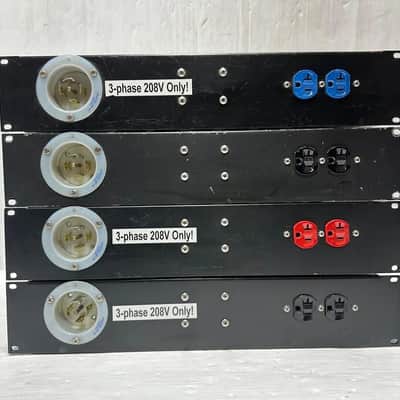 Rack Pack Power Distro 30A 30Y 120/208VAC 3-Phase 208v #584 (One) THS image 2