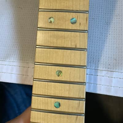 2004 Fender USA American 50th Anniversary Deluxe Stratocaster Guitar Neck 22 Fret Maple FB (Clean) image 14