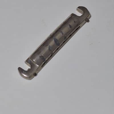 Original 1950s Gibson Les Paul Featherlight Aluminum Wraparound Stop Tail Piece - 1.1 oz - image 2