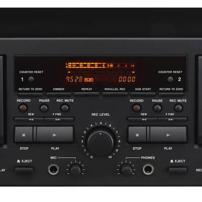 Tascam 202MK7 Rackmount Professional Dual Cassette Deck image 2