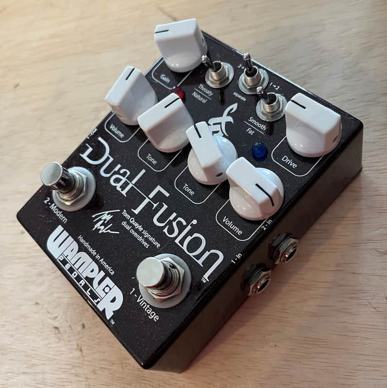 Wampler Dual Fusion Tom Quayle Signature Overdrive 2010s - Red Sparkle image 1