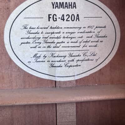 Yamaha FG-420A Natural image 5