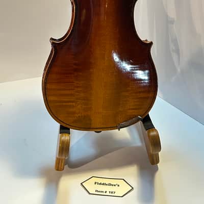 4/4 Adult Vintage Violin Unlabeled believed to be German 1910 - Varnished Maple & Spruce image 3