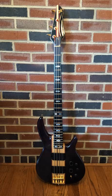Peavey Rudy Sarzo Signature Bass 1991 Translucent Black image 1