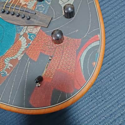 2025 Fender American Acoustasonic Telecaster Kuniyoshi Collection Kabuki - FENDER EXPERIENCE 2025 Tokyo Flagship Exclusive Limited Edition image 5