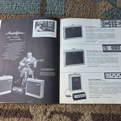 Vintage 1960 Gibson Full-Line Catalog! Rare, Original Case Candy, Paperwork! image 10