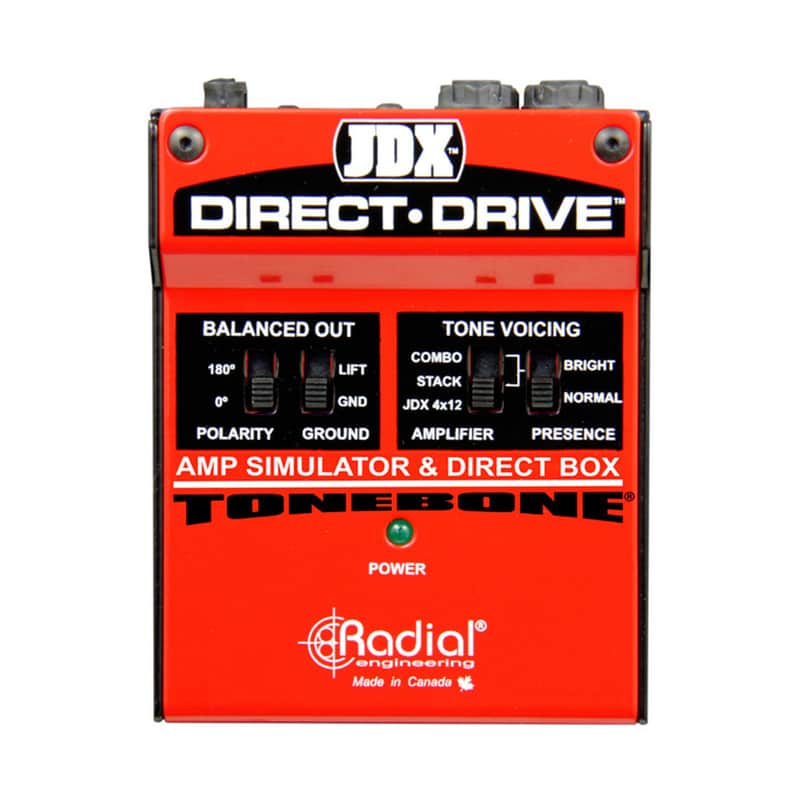 Radial JDX DIRECT DRIVE | Guitar Effects Pedal Stompbox Simulator and DI Box image 1