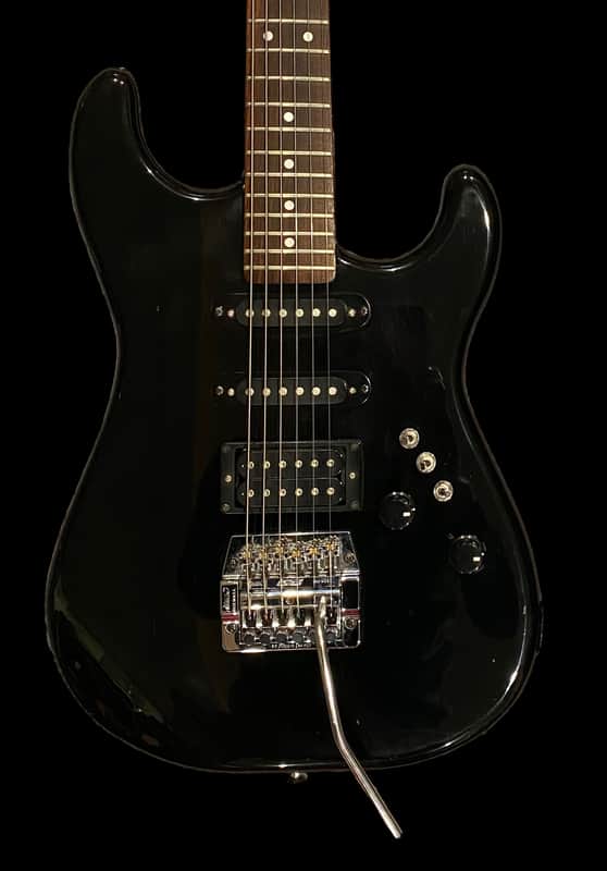 B.C. Rich ST-III NJ Series - 1985 - Black - Made in Japan - MIJ - w/OHSC image 1